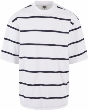 Men's Oversized Sleeve Modern Stripe T-Shirt - Striped