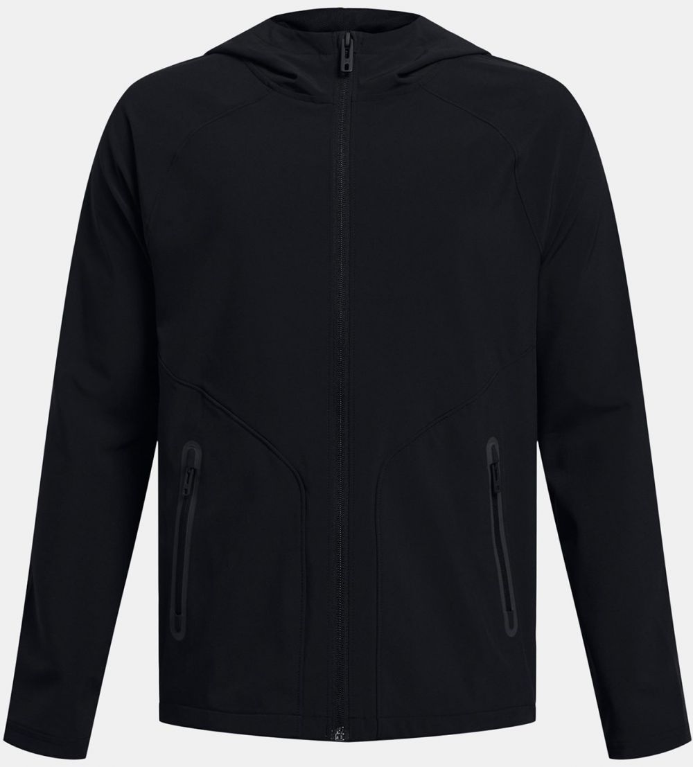 Čierna chlapčenská bunda Under Armour UA B Unstoppable Full Zip