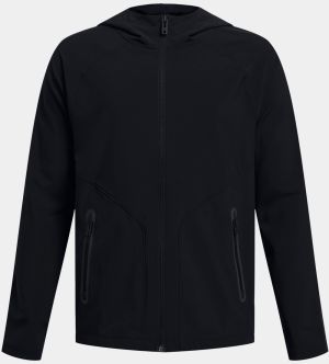 Čierna chlapčenská bunda Under Armour UA B Unstoppable Full Zip