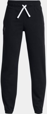 Čierne tepláky Under Armour UA Boys Rival Terry Joggers
