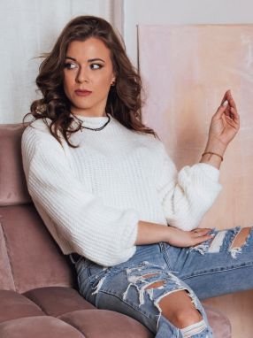 BILLIS ecru ladies sweater Dstreet