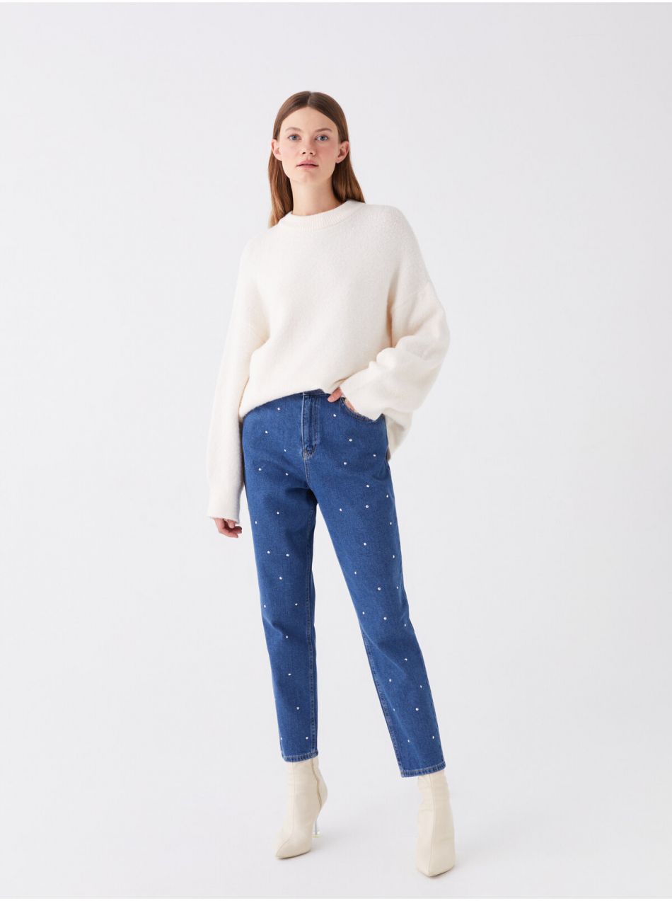 LC Waikiki dámske džínsy s mom fit strihom