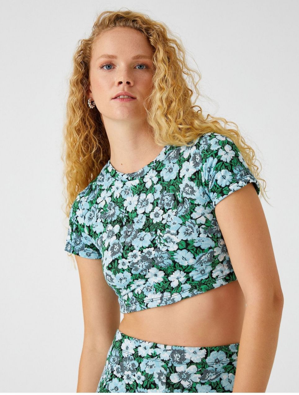 Koton Crop Tričko Krátky Rukáv