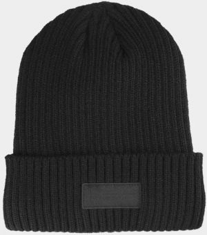 Men's insulated winter hat 4F black