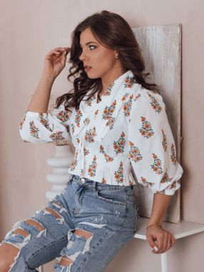 Women's blouse ORMIAN white Dstreet
