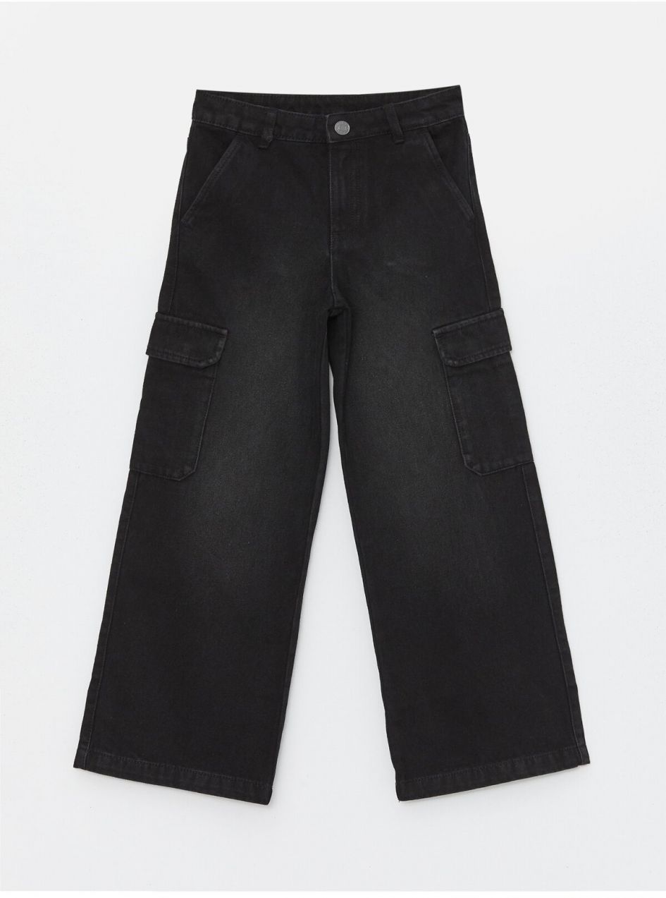 LC Waikiki Wideleg Girl's Cargo Jean Trousers