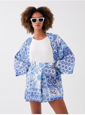 LC Waikiki Lcw Casual Dámske šortky s elastickým pásom a vzorom