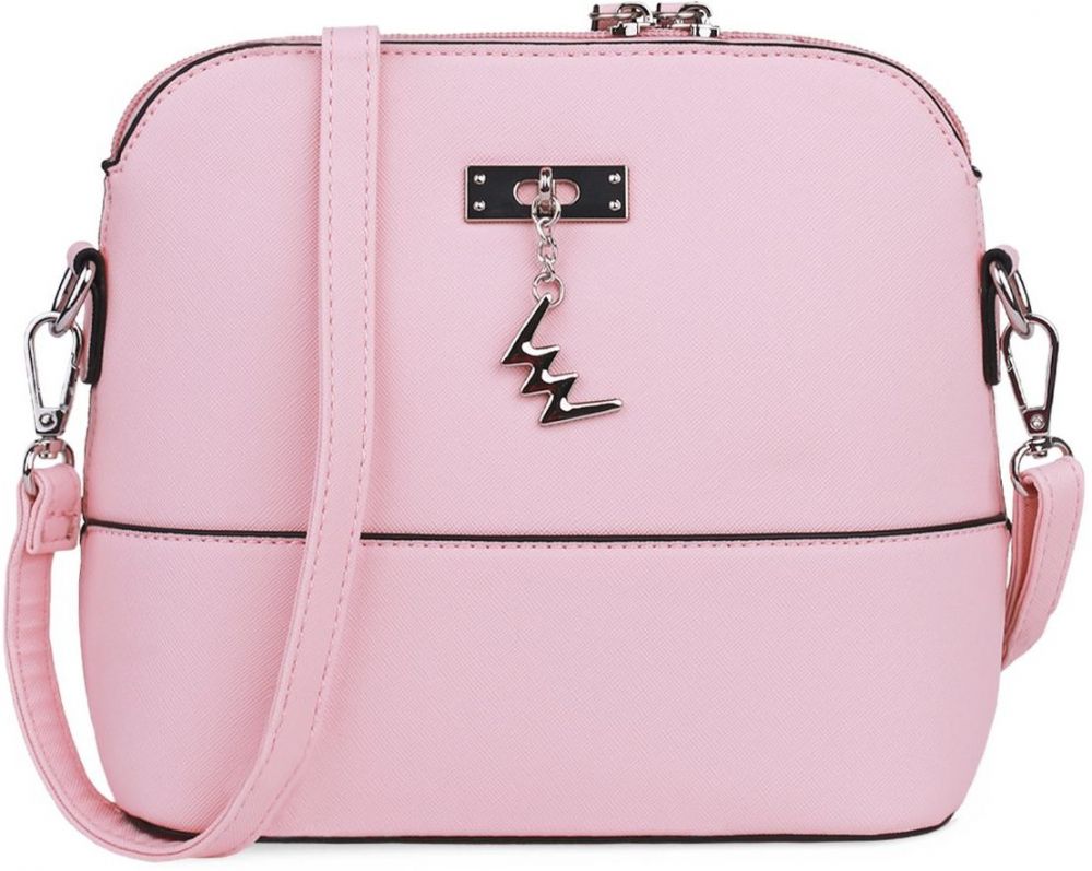 Svetloružová dámska crossbody kabelka VUCH Ebra