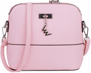 Svetloružová dámska crossbody kabelka VUCH Ebra