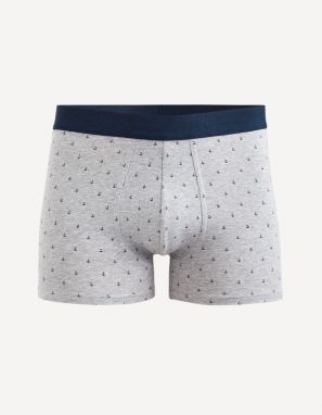 Svetlosivé pánske boxerky Celio Gibobord