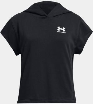 Čierna športová mikina Under Armour UA G Rival Try SS Cut Hdy