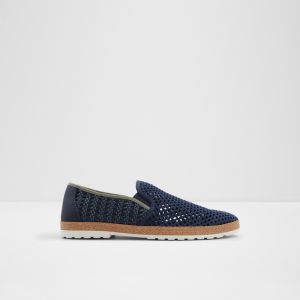 Tmavomodré pánske dierované espadrilky ALDO Kianou