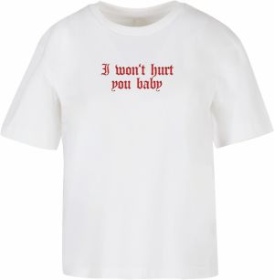 Women's T-shirt I Won't Hurt You Baby - white