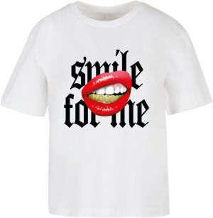 Women's T-shirt Smile For Me - white