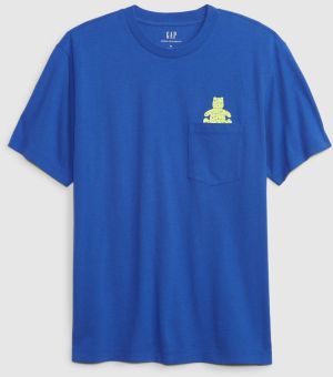 Modré unisex tričko s potlačou GAP