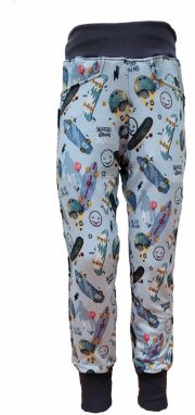 Boys' sweatpants MIK - sv. šedé SKATE