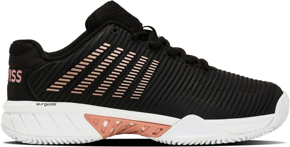 Women's Tennis Shoes K-Swiss Hypercourt Express 2 HB Black/White/Rose EUR 39,5