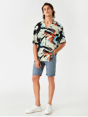 Koton Layered Leg Gabardine Shorts