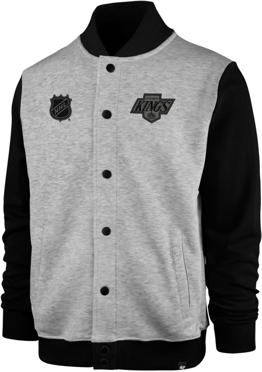 Men's 47 Brand NHL Sweatshirt Los Angeles Kings Core '47 BURNSIDE Track Jacket SR