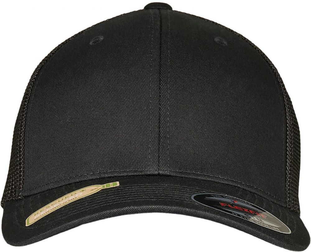 Flexfit Trucker Recycled Mesh Black/Black