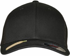 Flexfit Trucker Recycled Mesh Black/Black