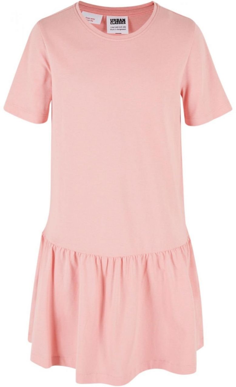 Valance Tee Dress for Girls - Pink