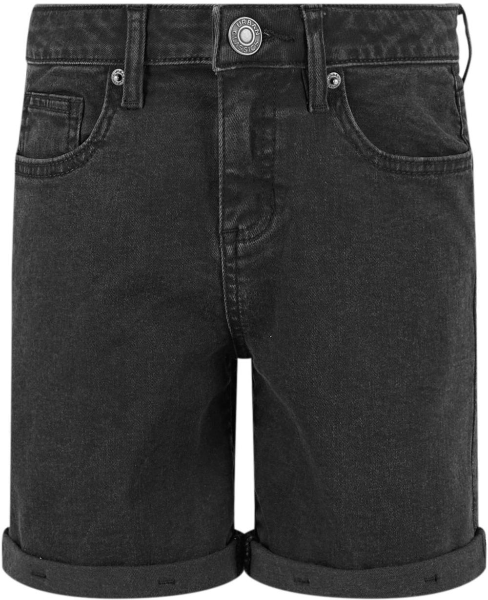 Girls' Organic Stretch Denim 5 Pocket Shorts - Black