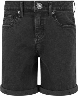 Girls' Organic Stretch Denim 5 Pocket Shorts - Black