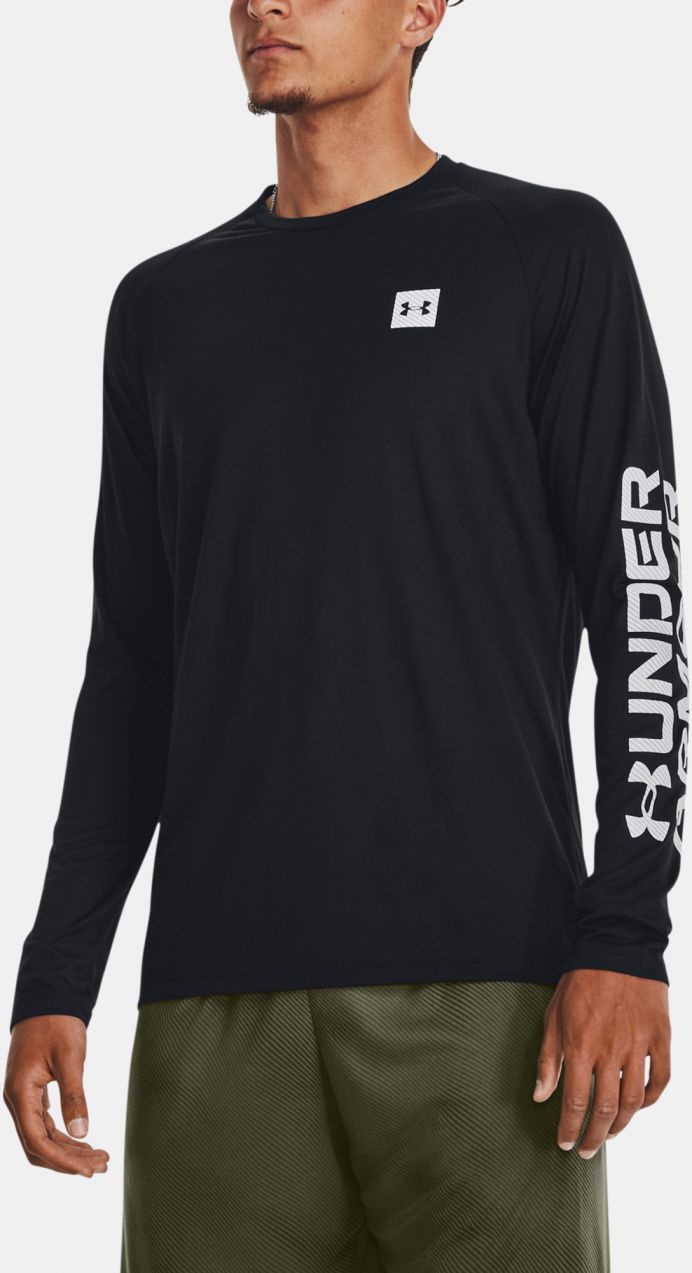 Čierne pánske športové tričko Under Armour Tech