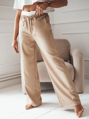 Women's Wide Camel Pants THAMI Dstreet