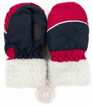 Art Of Polo Kids's Gloves rk1400-6 Navy Blue/Red