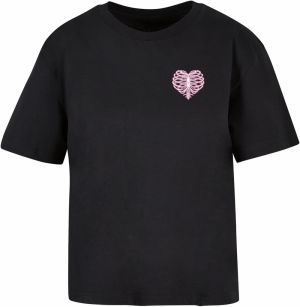 Women's T-shirt Heart Cage - black