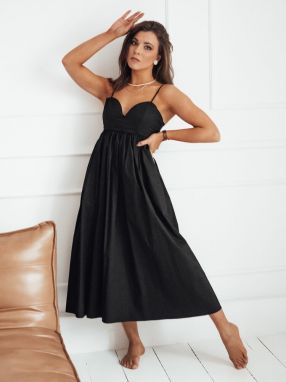 ELIENE Midi Dress Black Dstreet