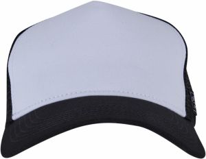 Cayler and Sons Basic Retro Trucker Cap - White/Black