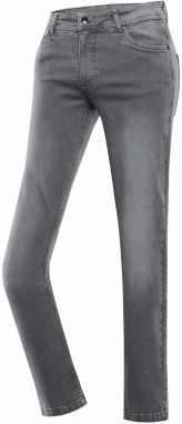 Šedé pánske slim fit džínsy NAX GERW