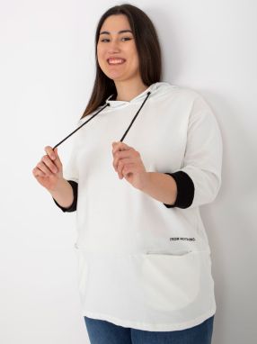 Women's cotton sweatshirt size Ecru