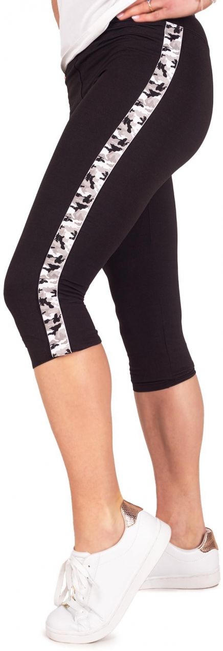 Dámske capri legíny Yoclub s vysokým pásom ULD-0013K-3400