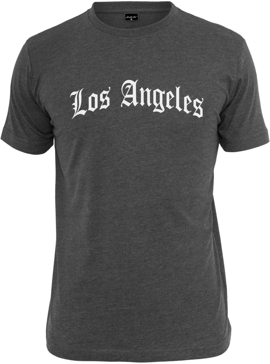 Los Angeles Texting Tee Charcoal