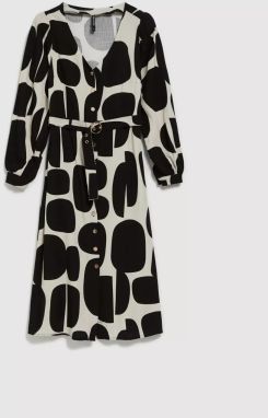 Viscose patterned dress