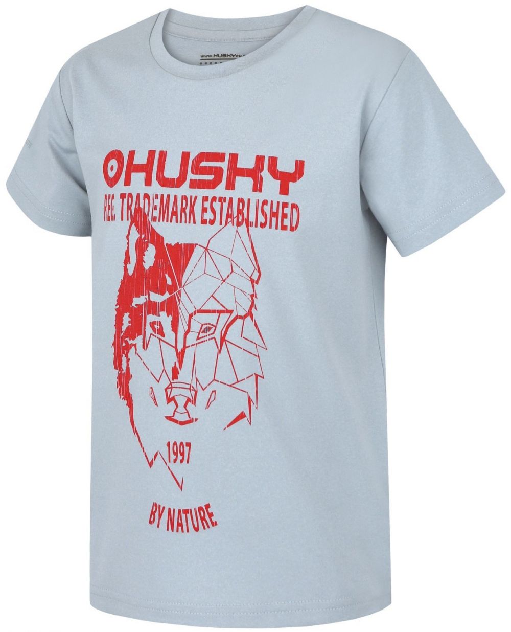 Children's functional T-shirt HUSKY Tash K lt. Grey