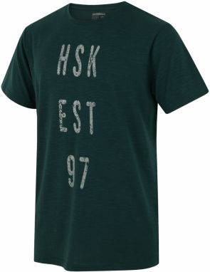Men's functional T-shirt HUSKY Tingl M dk. putting green