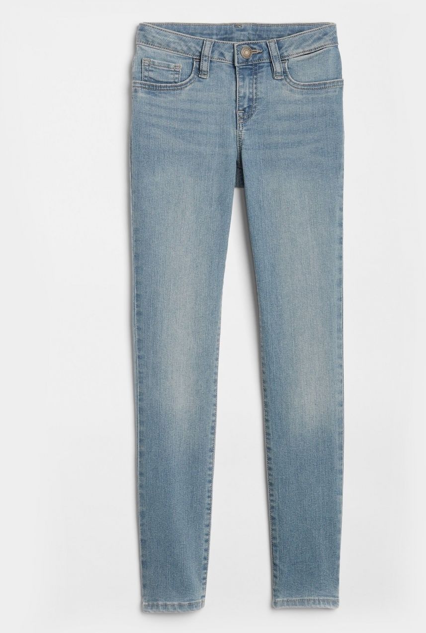 Svetlo mordré dievčenské skinny fit džínsy GAP