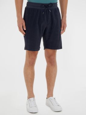 Tmavomodré pánske kraťasy Tommy Hilfiger