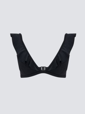 Dámsky jednoduchý bikini top s volánovým detailom LC Waikiki