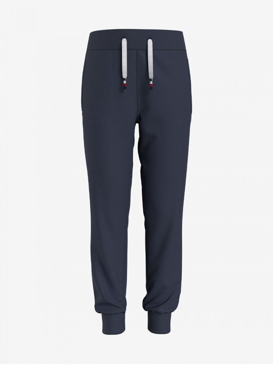 Tmavomodré chlapčenské tepláky Tommy Hilfiger