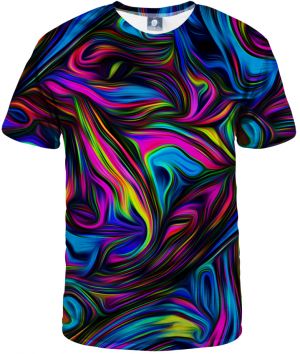 Pánske oblečenie Aloha From Deer Aloha_From_Deer_Spill_The_Tint_T-Shirt_TSH_AFD881_Blue