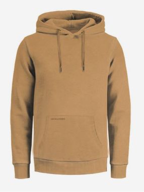 Svetlo hnedá pánska mikina s kapucňou Jack & Jones Drew
