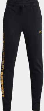 Čierne chlapčenské športové tepláky Under Armour