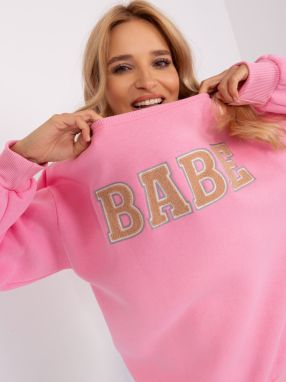 Pink Oversized Hoodless Hoodie