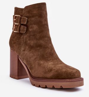 Olive Makeline High Heeled Suede Boots